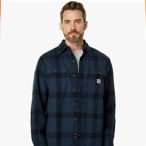 NWT Men's Carhartt Loose Fit Flannel